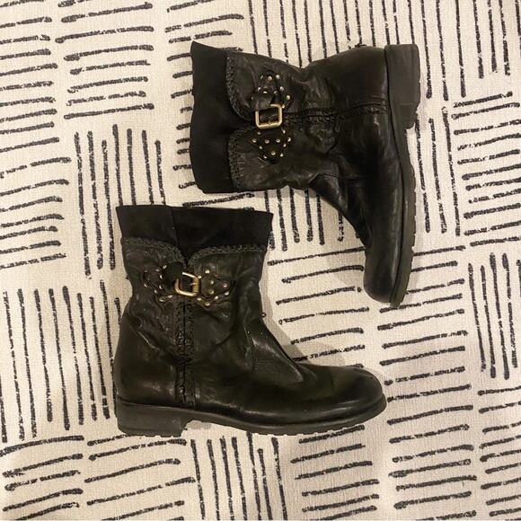 Jimmy Choo Black Studded Major Boots 9.5 / 40 - Picture 2 of 10